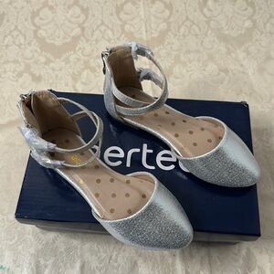 Dress shoes, sandals, silver metallic brand new size 12